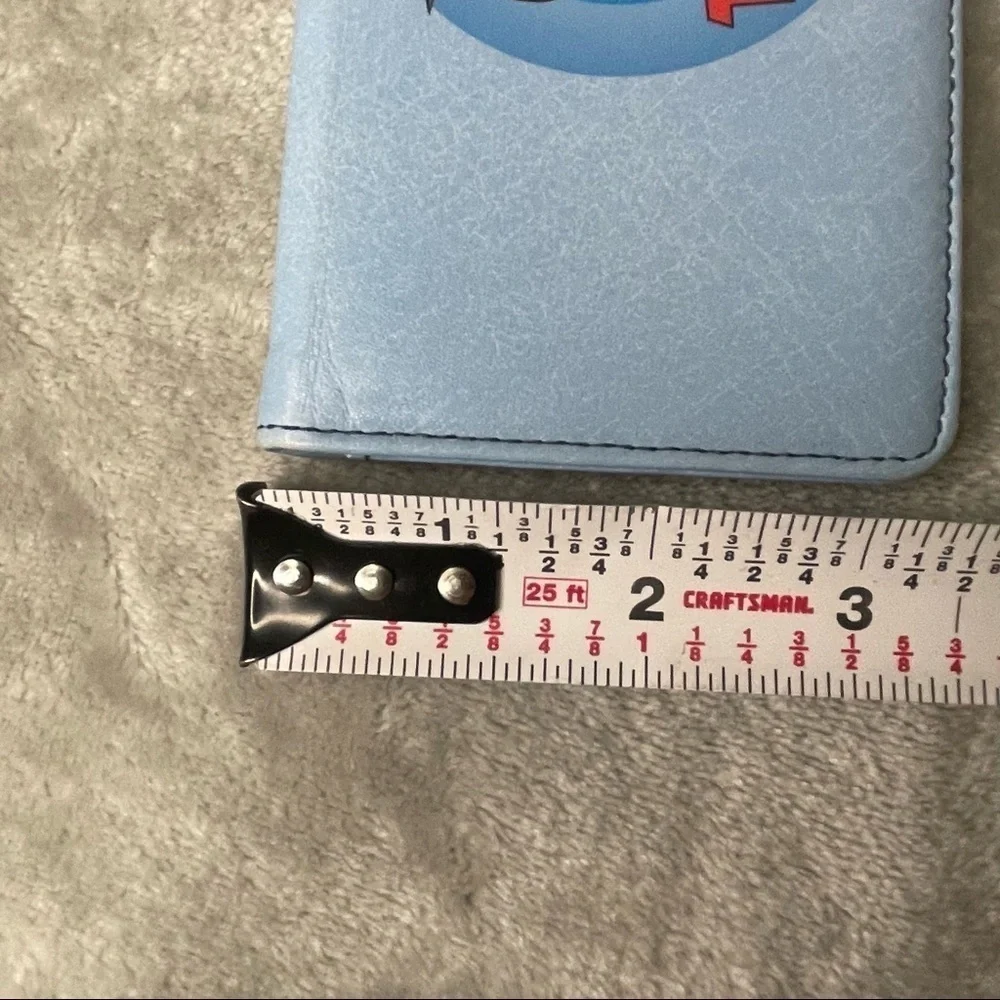 Tom and Jerry Light Blue Wallet Checkbook Credit Card Holder Turner Ent